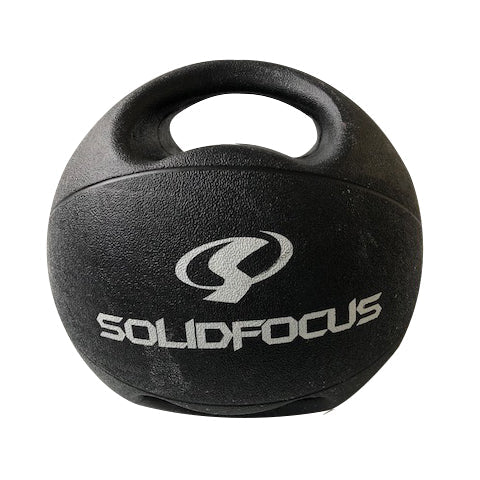 HyperFX 7kg Medicine Ball - Double Grip - Black