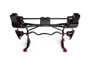 Bowflex Selecttech 2080 Barbell with Curl Bar and Rack