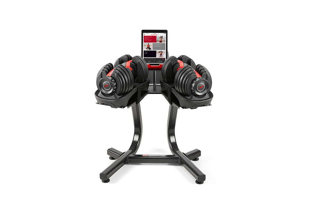 Bowflex Selecttech 552i Dumbbell - Pair with Media Stand