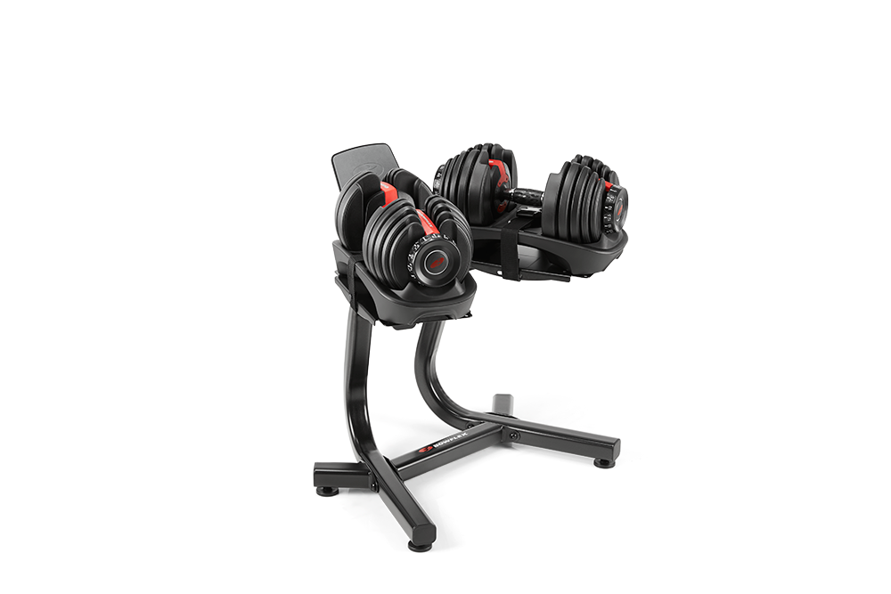 Bowflex Selecttech 552i Dumbbell - Pair with Media Stand