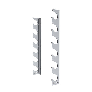 CLEARANCE - Eleiko wall mounted bar rack - chromed