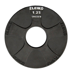 CLEARANCE - Eleiko Vulcano Disc - 1.25 kg, black