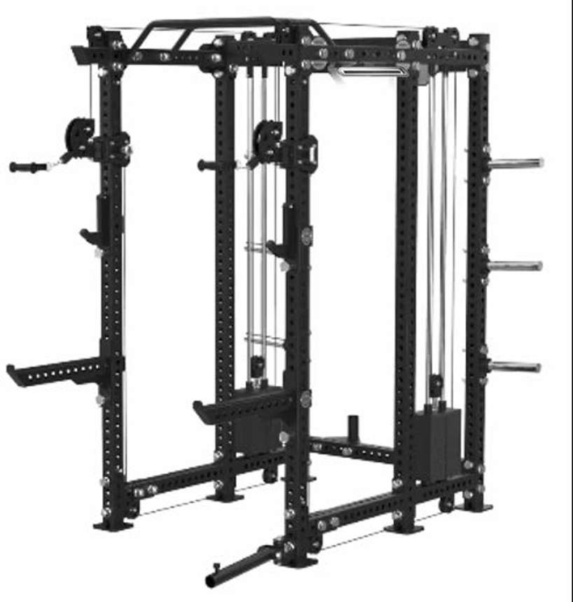 SKELCORE POWER RACK + DUAL PULLEYS