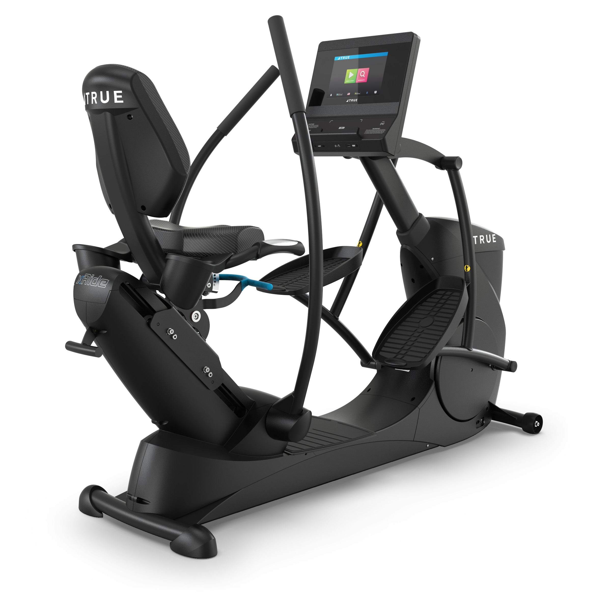 True Fitness Gravity Recumbent Elliptical with Unite 16 Console ...