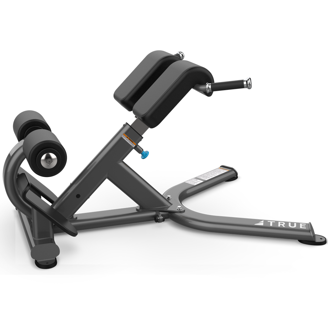 True Fitness XFW Roman / 45 Hyper Extension Bench Charcoal