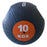 HyperFX 10kg Medicine Ball - Double Grip - Gray