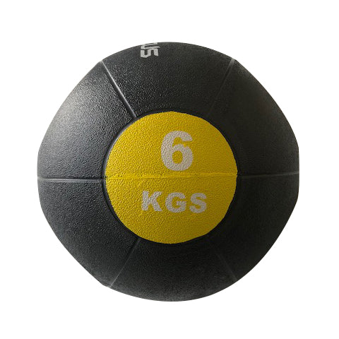 HyperFX 6kg Medicine Ball - Double Grip - Gray