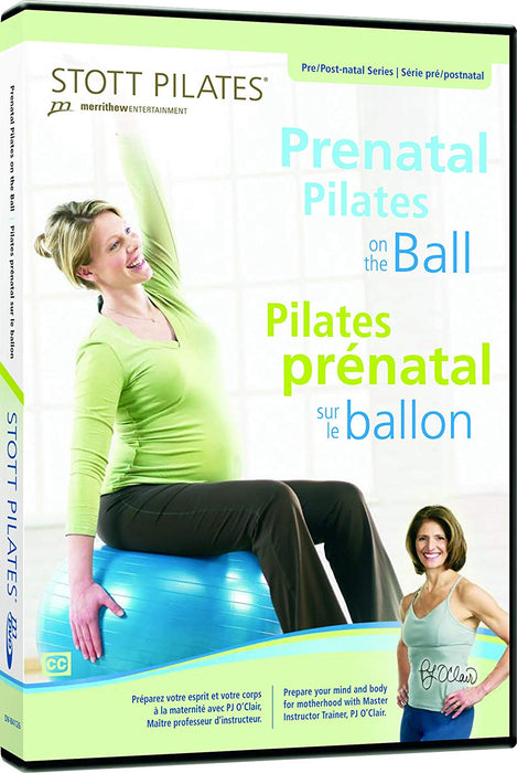 Prenatal pilates on the ball