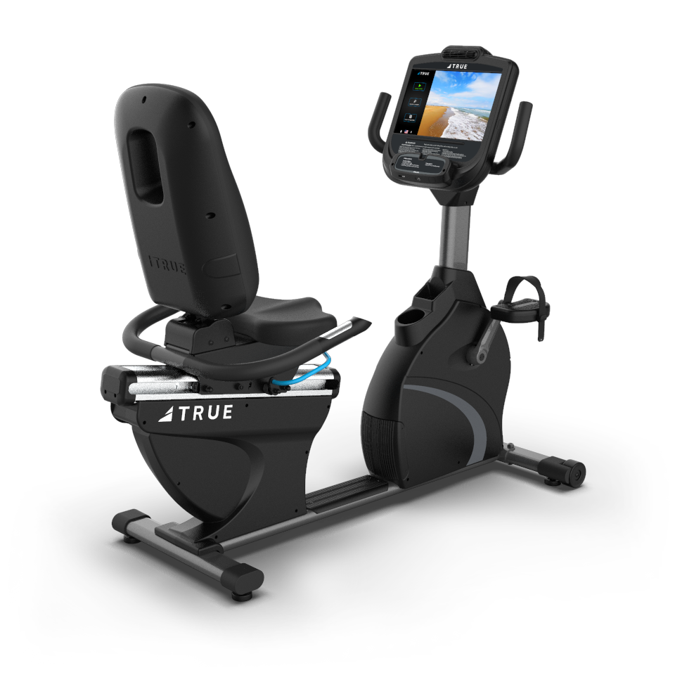 True Fitness C900 Recumbent bike with 9" Touch Screen console
