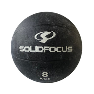 8kg Medicine Ball - Round - Black