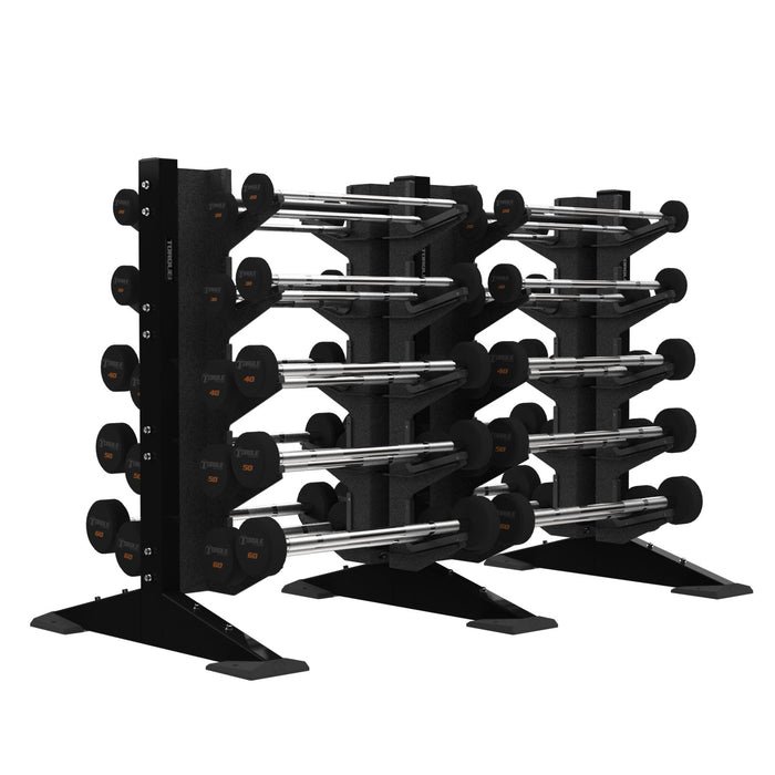 Torque X-Create 2-Sided Center 20 Barbell Rack (Black Satin)