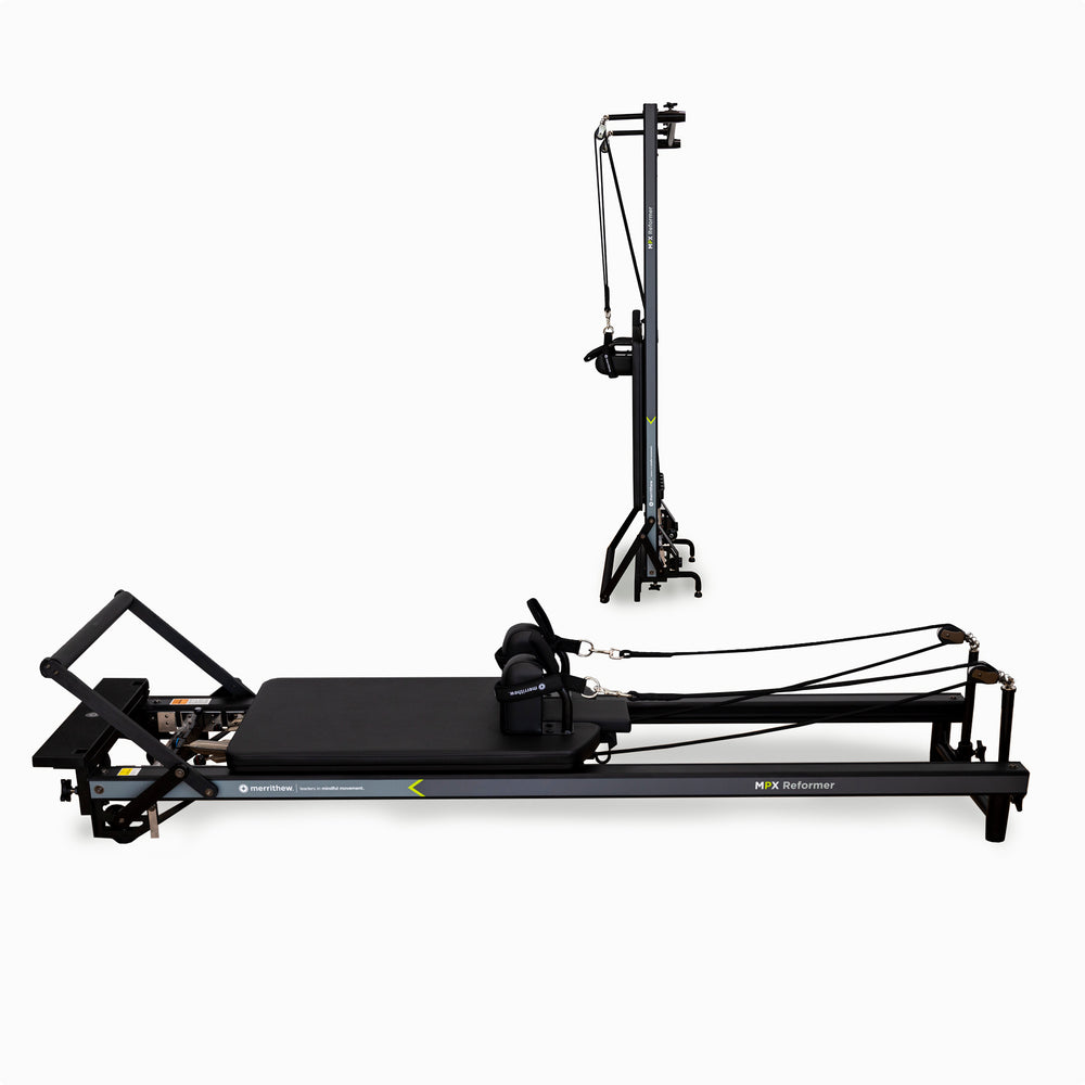 MPX Essential Reformer - with Vertical Stand (Black) — Leisure Concepts  Australia - Pilates, Strength and Cardio from the world's leading brands